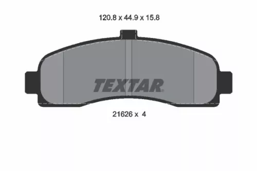 Textar Front Brake Pads Set For Nissan Cube Micra