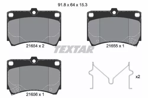 Textar Front Brake Pads Set For Ford Australia Kia Mazda 121 323 C 323 F 323 P 3