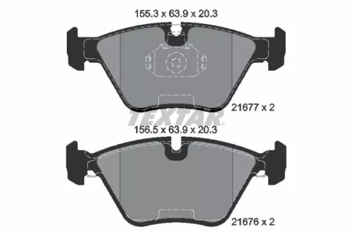Textar Front Brake Pads Set For Bmw 5 Series