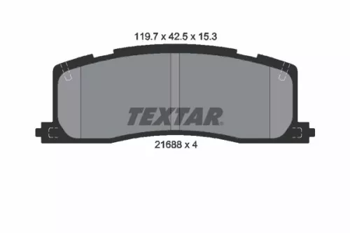 Textar Rear Brake Pads Set For Toyota Estima Emina / Lucida Previa