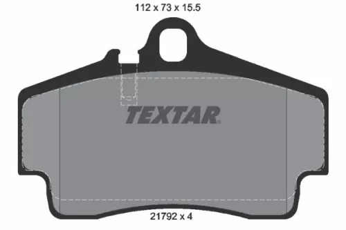 Textar Rear Brake Pads Set For Porsche 911 Boxster Cayman