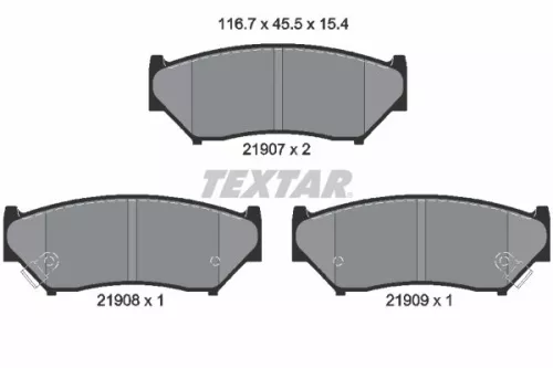 Textar Front Brake Pads Set For Chevrolet Suzuki Grand Vitara Jimny Tracker Vita
