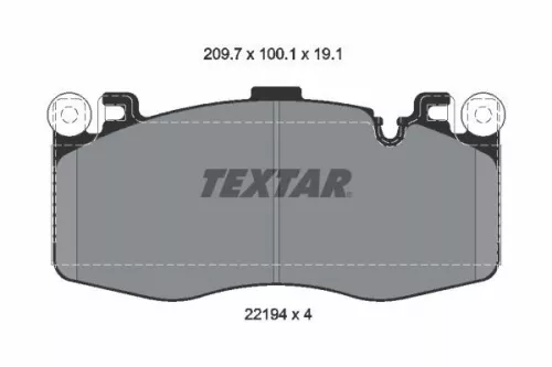 Textar Front Brake Pads Set For Bmw X5 X6