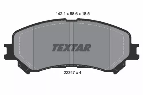 Textar Front Brake Pads Set For Renault Espace Grand Scénic Megane Scénic Talism
