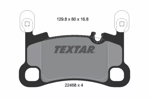 Textar Rear Brake Pads Set For Porsche Cayenne