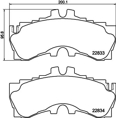 Textar Front Brake Pads Set For Lexus Lc Ls