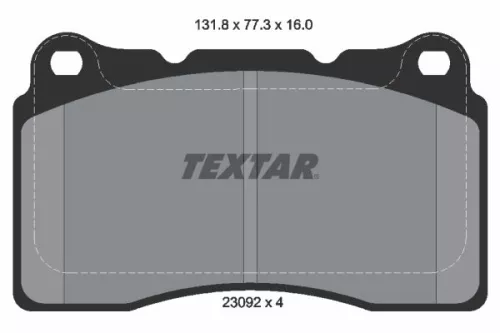 Textar Front Brake Pads Set For Renault Volvo Megane S60 V70