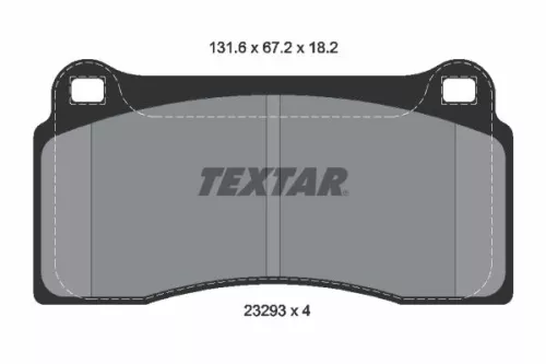 Textar Front Or Rear Brake Pads Set For Daimler Ford Australia Fpv Jaguar Nissan