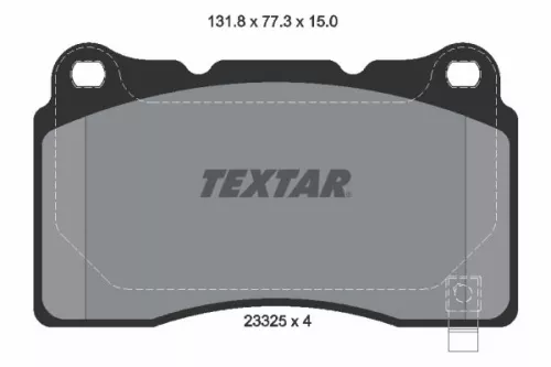 Textar Front Or Rear Brake Pads Set For Cadillac Ford Ford Usa Honda Pontiac Tes