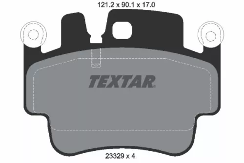 Textar Front Or Rear Brake Pads Set For Porsche 911 Boxster