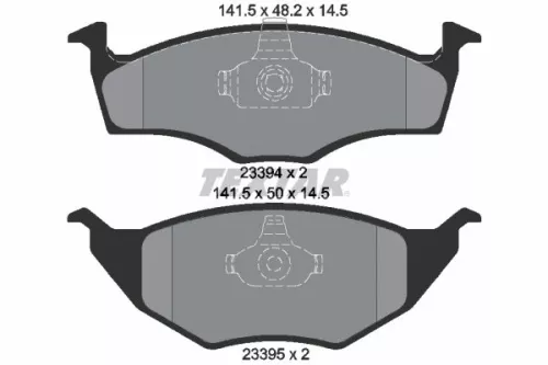 Textar Front Brake Pads Set For Vw Lupo