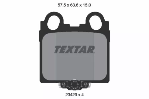 Textar Rear Brake Pads Set For Lexus Toyota Altezza Altezza Gita Aristo Brevis C