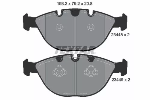 Textar Front Brake Pads Set For Bmw X5