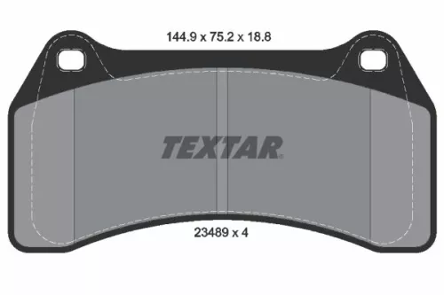 Textar Front Brake Pads Set For Jaguar S-type Xj