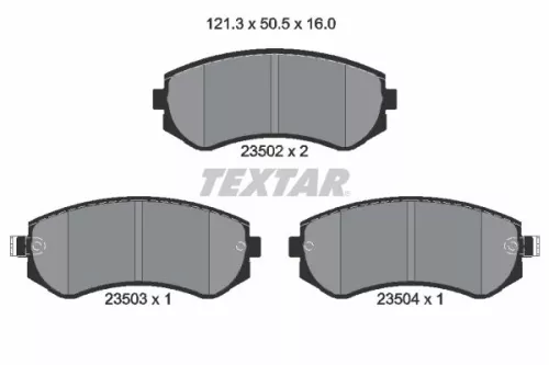 Textar Front Or Rear Brake Pads Set For Nissan 240sx Almera Cefiro Patrol Gr