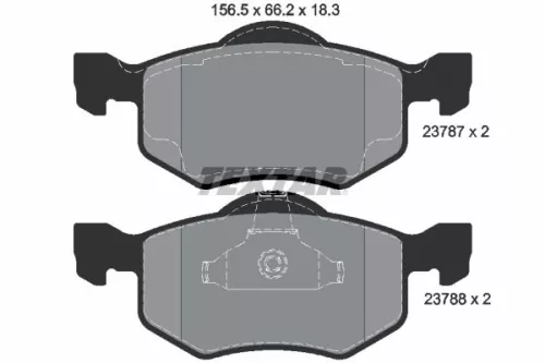Textar Front Brake Pads Set For Ford Ford Australia Ford Usa Mazda Mercury Escap
