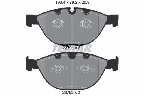 Textar Front Brake Pads Set For Bmw Rolls-royce 5 6 7 Series Phantom