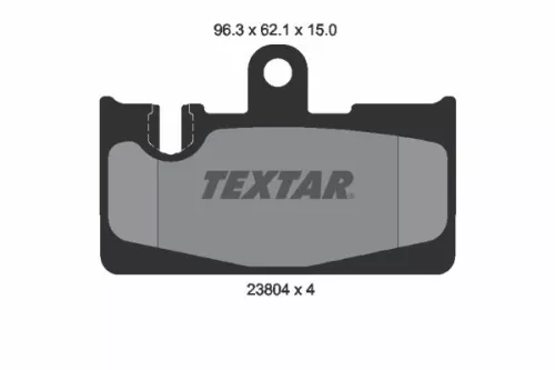 Textar Rear Brake Pads Set For Lexus Ls