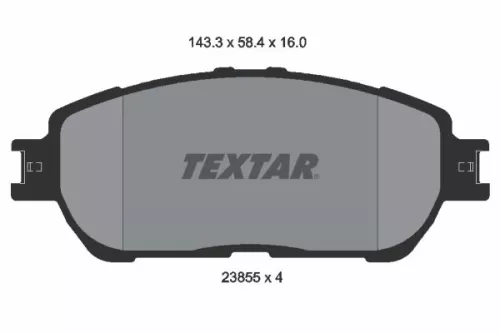 Textar Front Brake Pads Set For Lexus Toyota Alphard Avalon Caldina Camry Es Sie