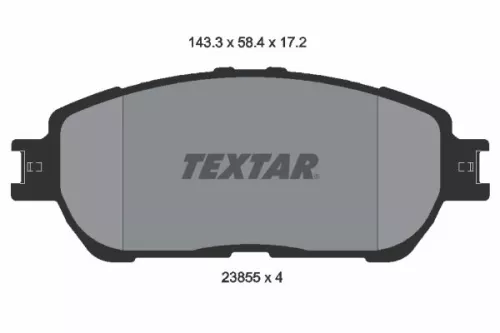 Textar Front Brake Pads Set For Toyota Tacoma