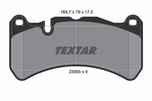 Textar Front Brake Pads Set For Fpv Maserati Mercedes Clk Falcon Ghibli Gran Tur