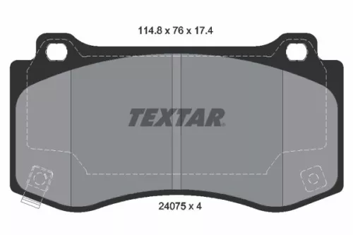 Textar Front Brake Pads Set For Chrysler Dodge Jeep 300c Challenger Charger Gran