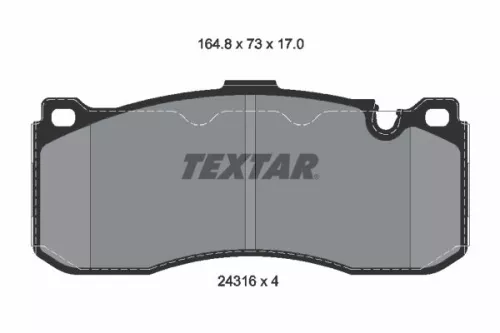 Textar Front Brake Pads Set For Bmw Mini 1 3 Series