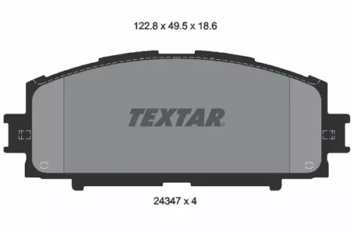 Textar Front Brake Pads Set For Great Wall Toyota C30 Corolla Porte Premio Spade
