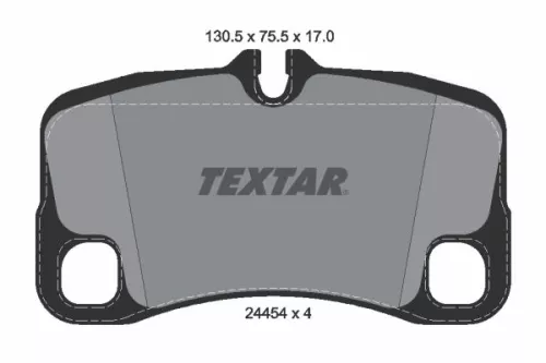 Textar Rear Brake Pads Set For Porsche 911