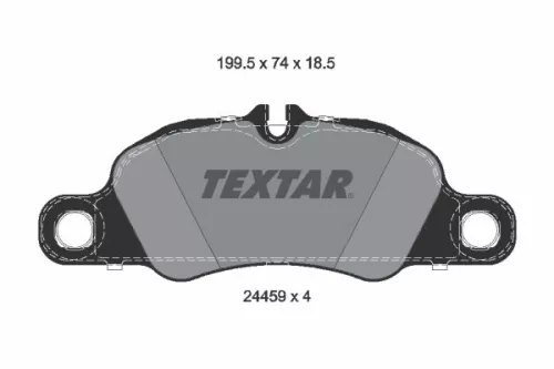 Textar Front Brake Pads Set For Porsche 718 Boxster 718 Cayman 911 Boxster Cayma