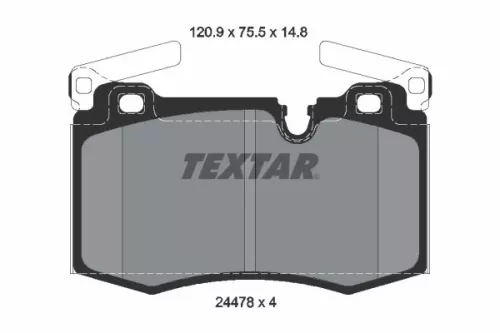 Textar Front Brake Pads Set For Mini Mini Mini Clubman Mini Clubvan