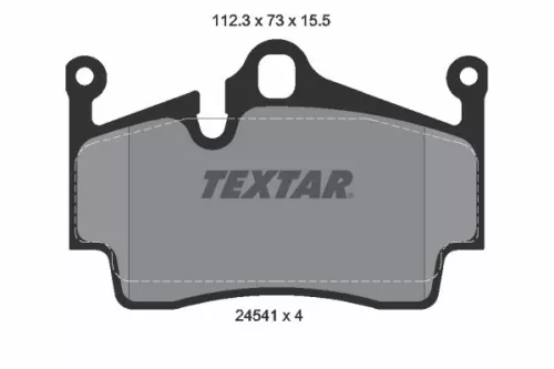 Textar Rear Brake Pads Set For Porsche 718 Boxster 718 Cayman Boxster Cayman