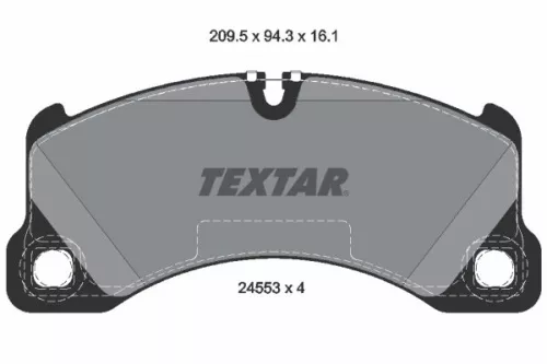 Textar Front Brake Pads Set For Porsche Vw Cayenne Panamera Touareg