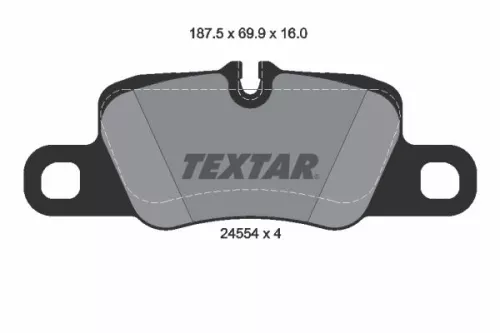 Textar Rear Brake Pads Set For Porsche Panamera
