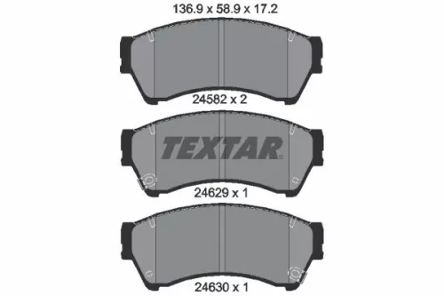 Textar Front Brake Pads Set For Besturn Ford Usa Lincoln Mazda Mazda 6 6 Rui Yi 