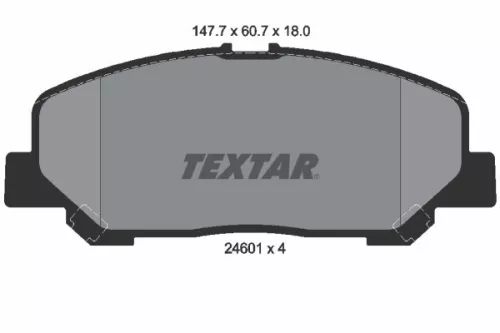 Textar Front Brake Pads Set For Toyota Alphard / Vellfire Previa