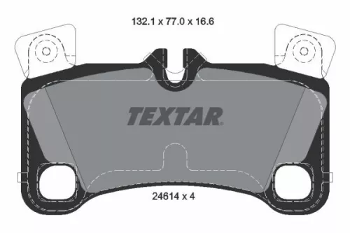 Textar Rear Brake Pads Set For Audi Porsche Vw Cayenne Q7 Touareg