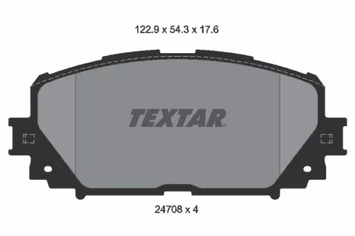 Textar Front Brake Pads Set For Daihatsu Toyota Charade Corolla Ractis Verso S Y