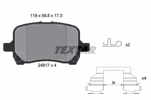 Textar Front Brake Pads Set For Chevrolet Pontiac Saturn Aura G5 G6 Hhr Malibu