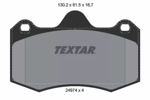 Textar Front Brake Pads Set For Seat Ibiza