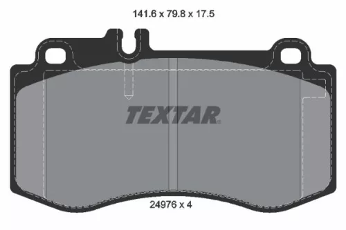 Textar Front Brake Pads Set For Mercedes Mercedes (Bbdc) Cls E-class