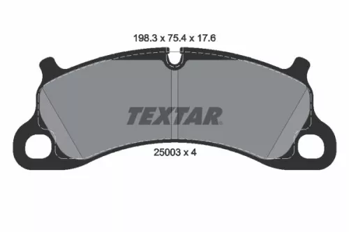 Textar Front Brake Pads Set For Porsche 911 Boxster