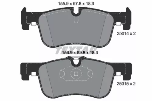 Textar Front Brake Pads Set For Bmw 1 2 Series