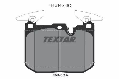 Textar Front Brake Pads Set For Bmw 1 2 Series I8 X1 X2