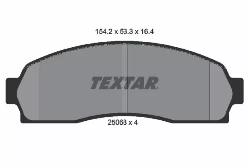 Textar Front Brake Pads Set For Ford Australia Ford Usa Mazda Mercury B-serie Ex