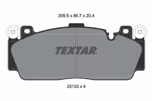 Textar Front Brake Pads Set For Bmw 2 5 6 Series