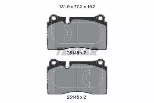 Textar Front Brake Pads Set For Audi Cupra Seat A3 Ateca Formentor Leon Leon St 