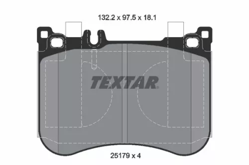 Textar Front Brake Pads Set For Mercedes Cls E-class S-class Sl