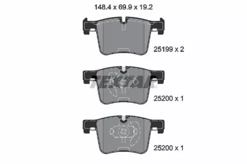 Textar Front Brake Pads Set For Bmw 1 2 3 4 Series X3 X4