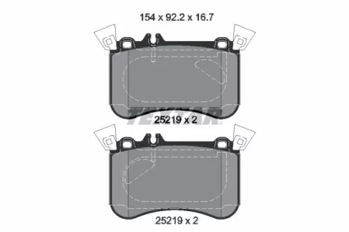 Textar Front Brake Pads Set For Mercedes A-class Cla Gla-class